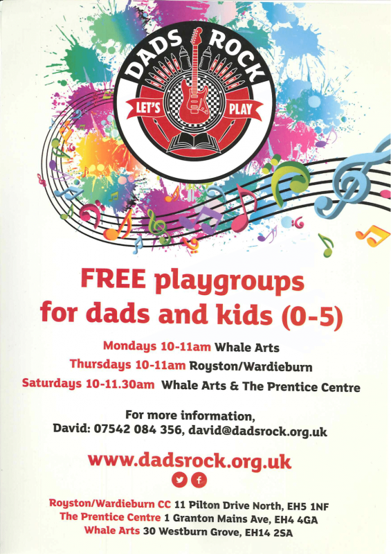 dads rock flyer new group