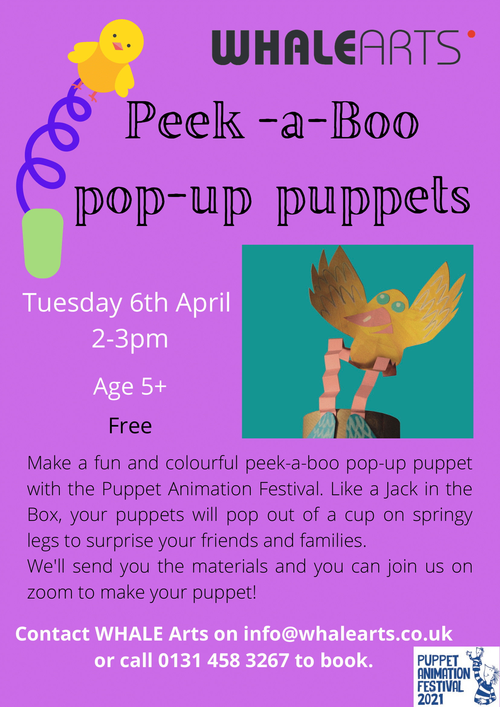 Puppet Animation with WHALE Arts Digital Sentinel