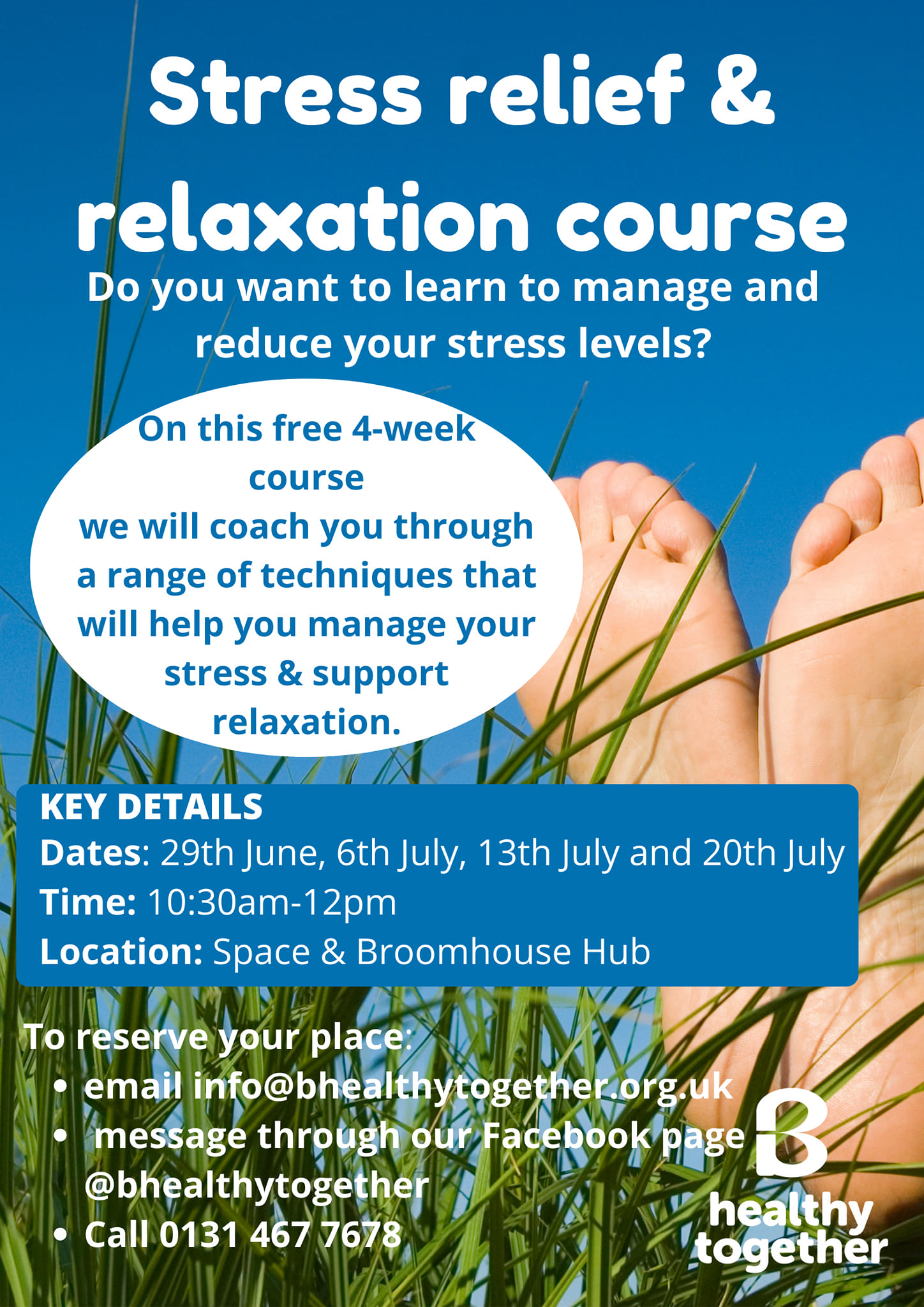 Stress relief relaxation poster featured image