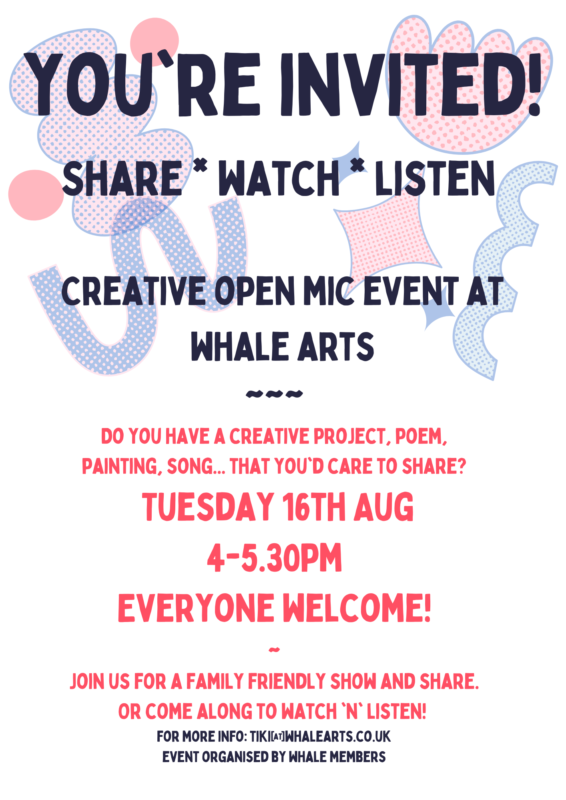 sharing day Featured Image WHALE Arts