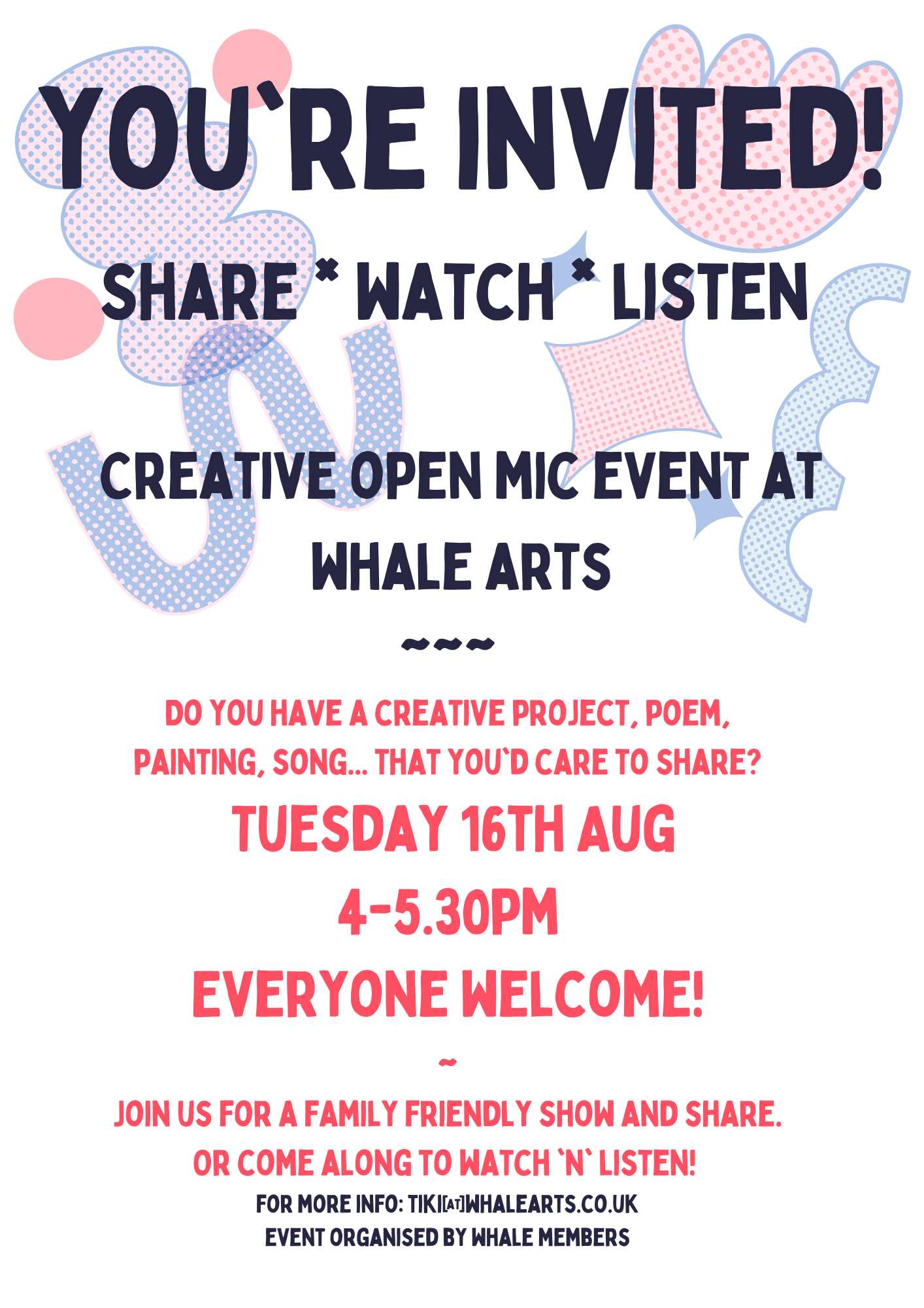 sharing day Featured Image WHALE Arts