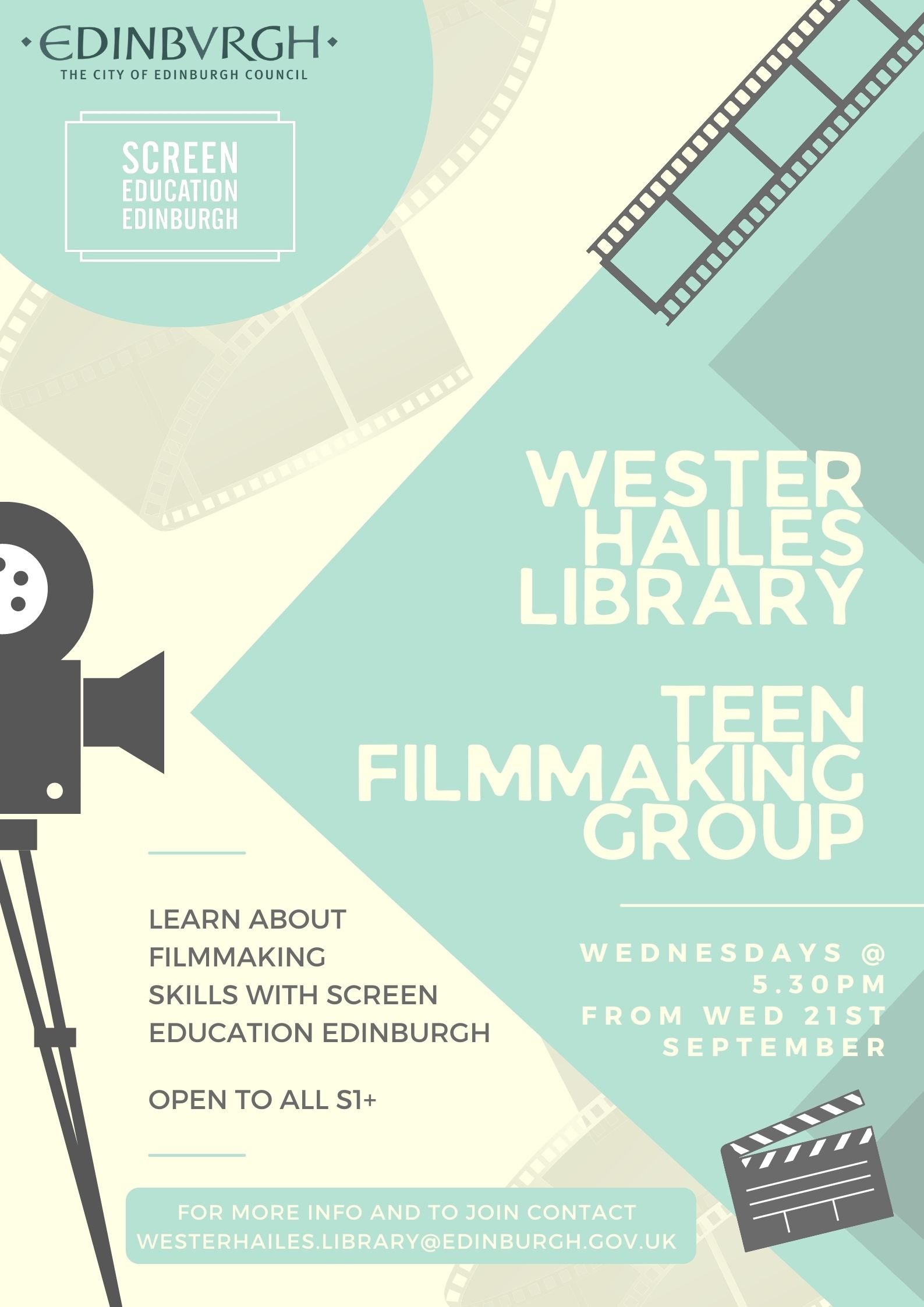 Wester Hailes Library Filmmaking Group Featured Image