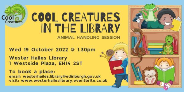 cool creatures Wester Hailes Library Featured Image