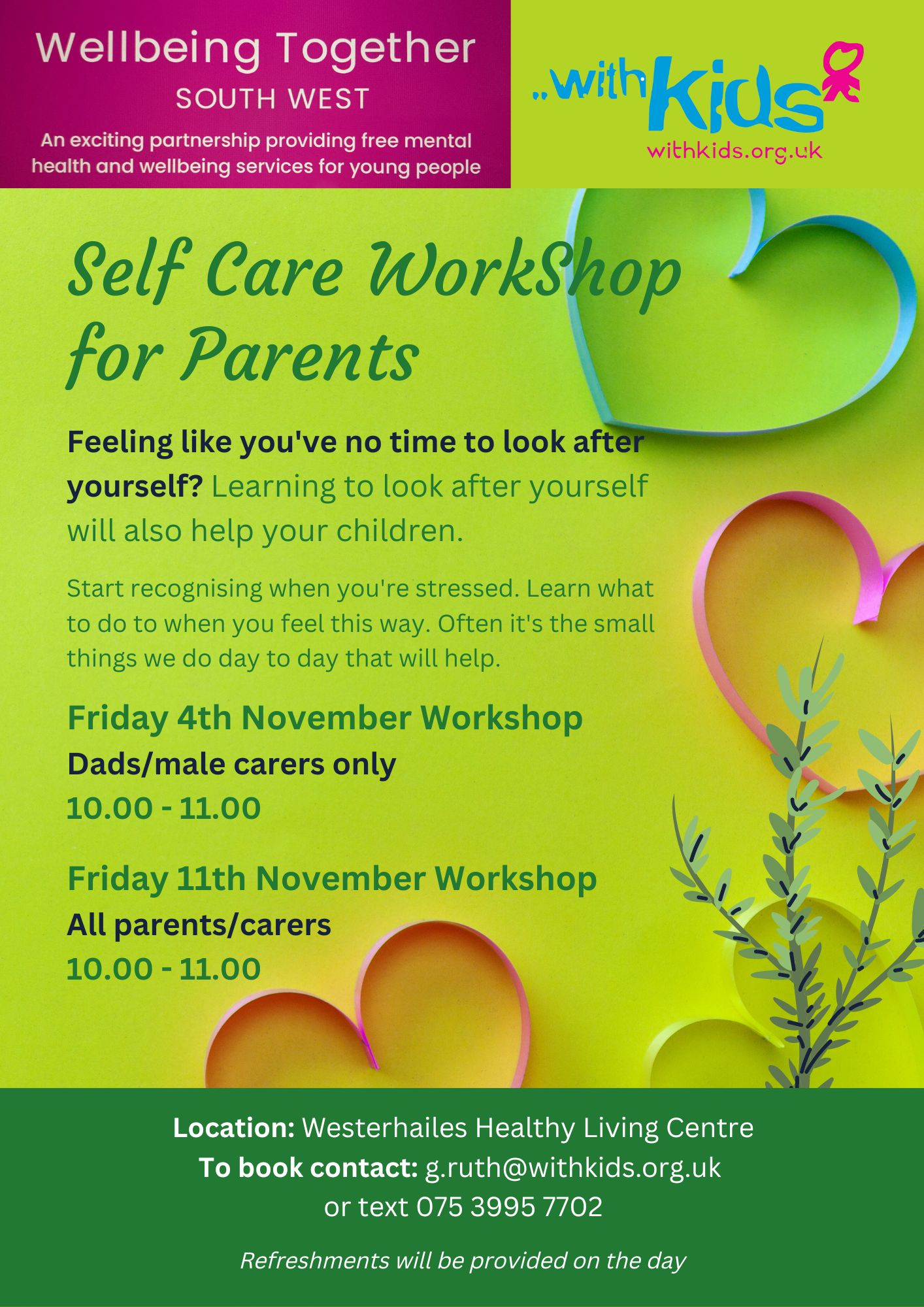 self care workshop for parents featured image
