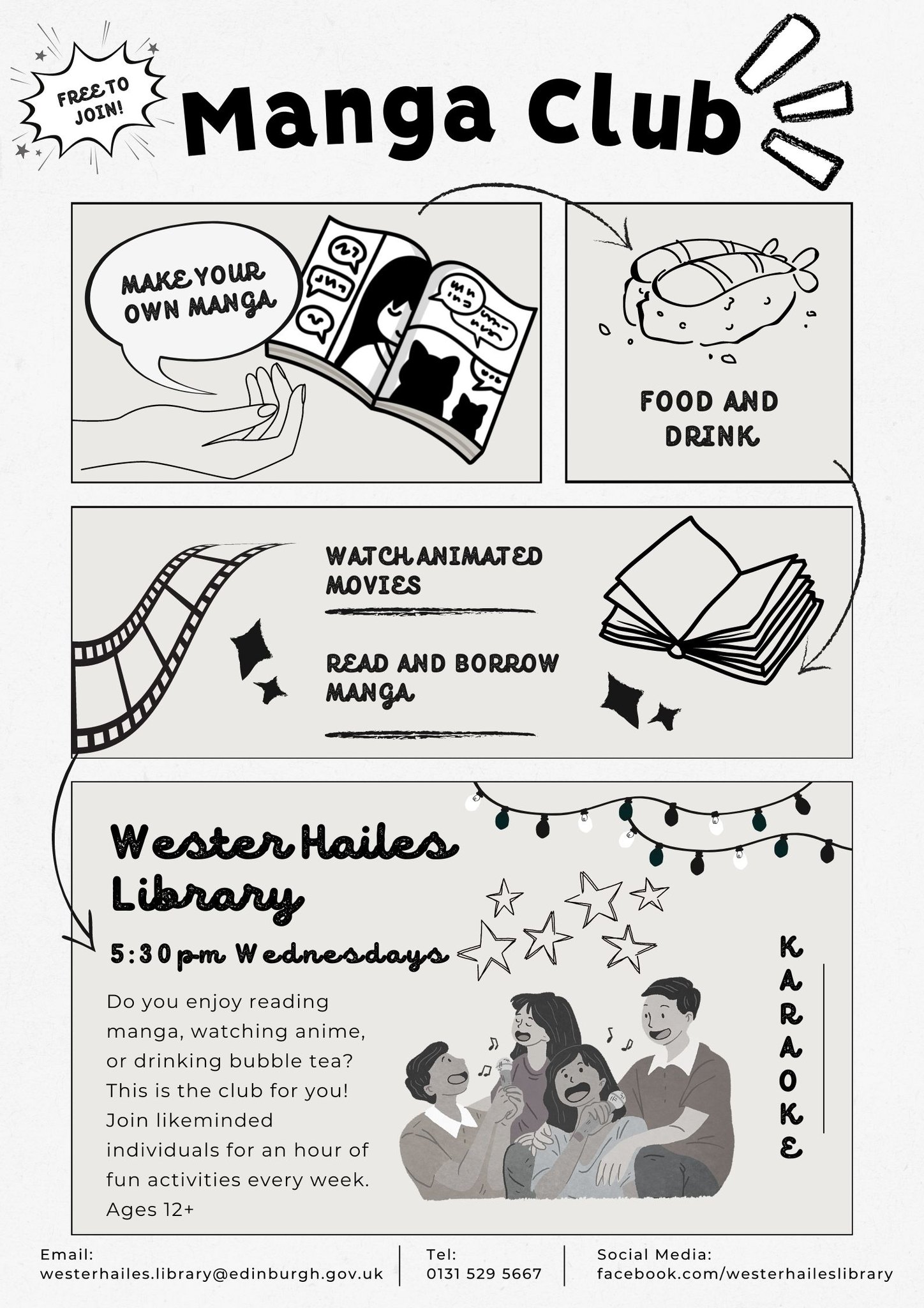 manga club wester hailes library Featured Image