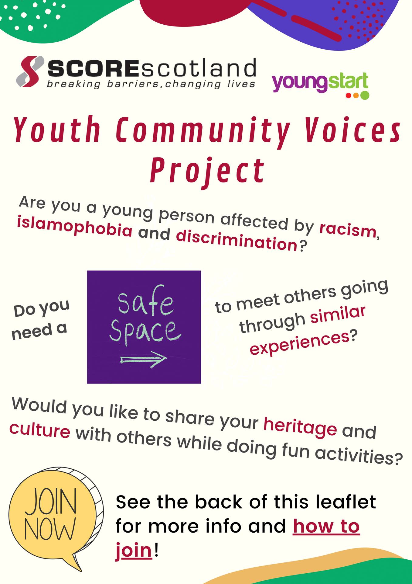 SCOREscotland youth communitry voices Featured Image