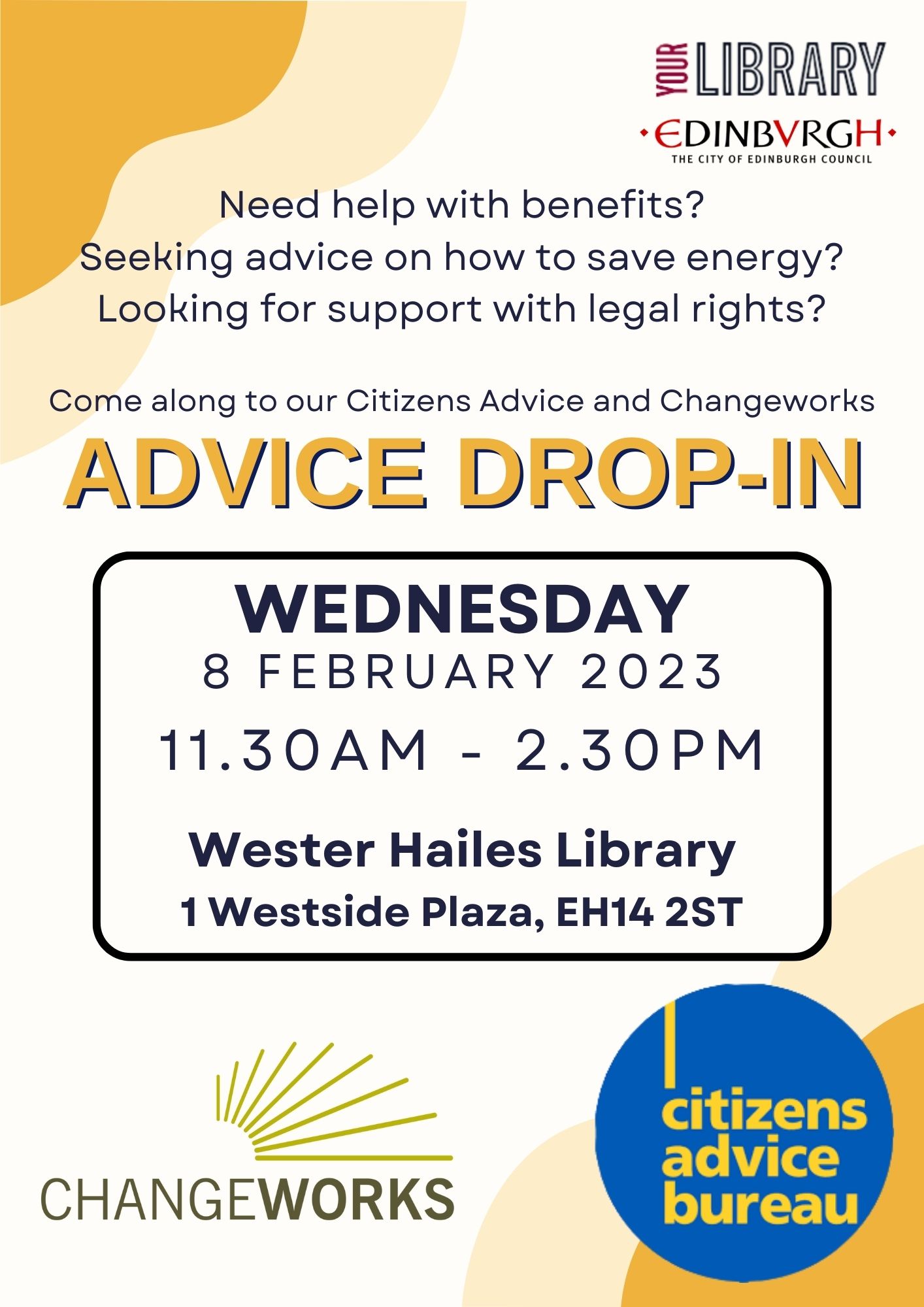 Library Advice Drop in