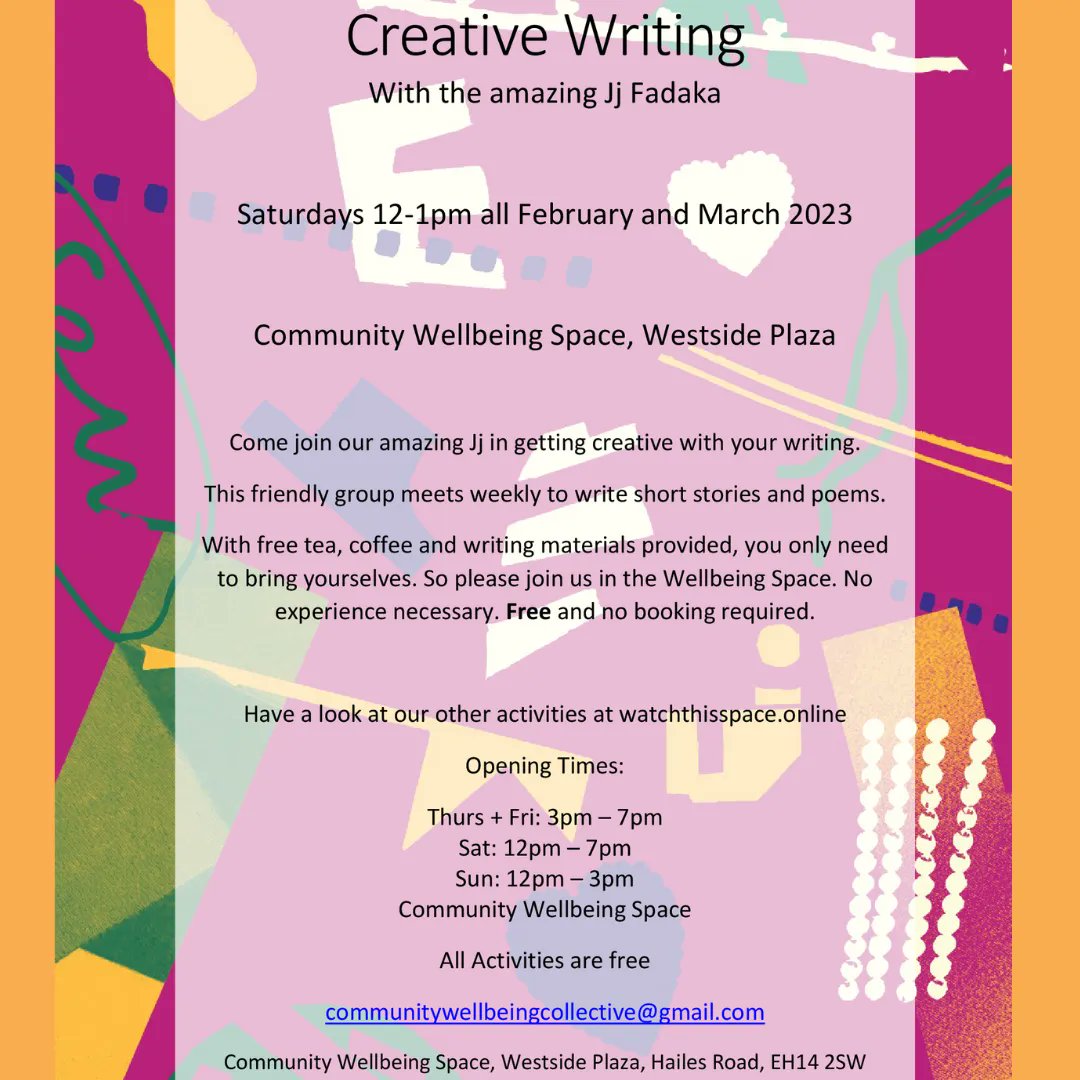 creative writing workshops