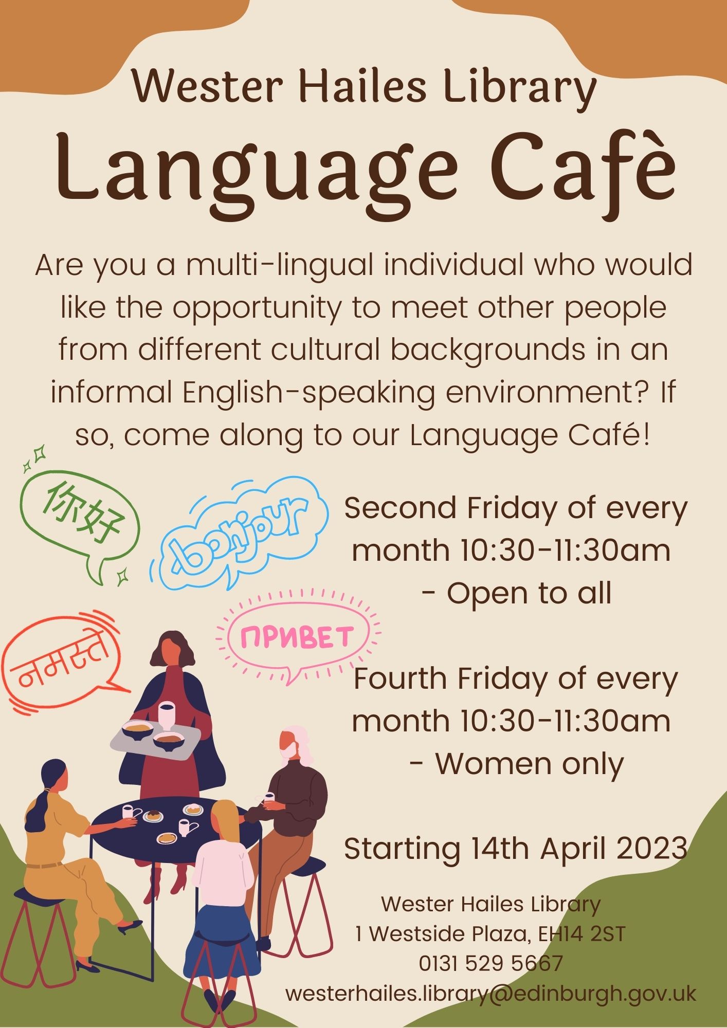 Wester Hailes Library Language Cafe