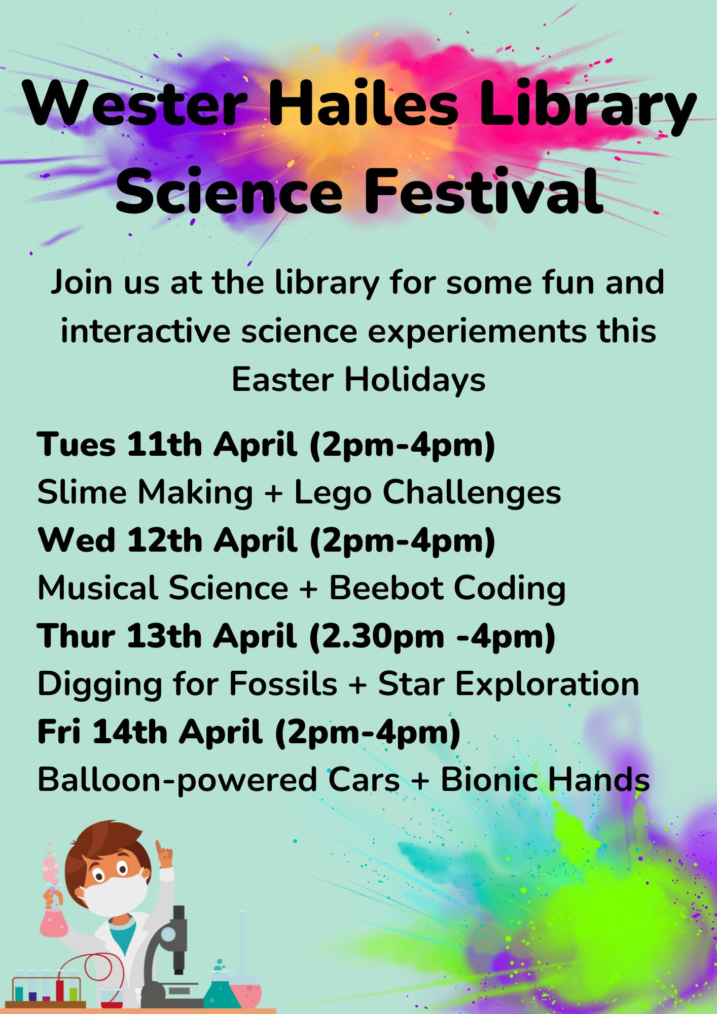Wester Hailes Library Science Festival