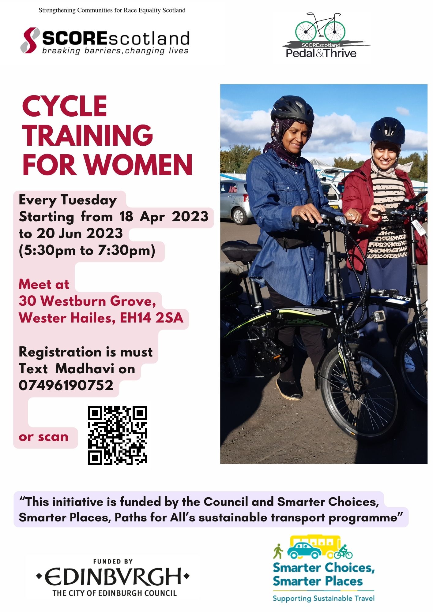 cycle training for women