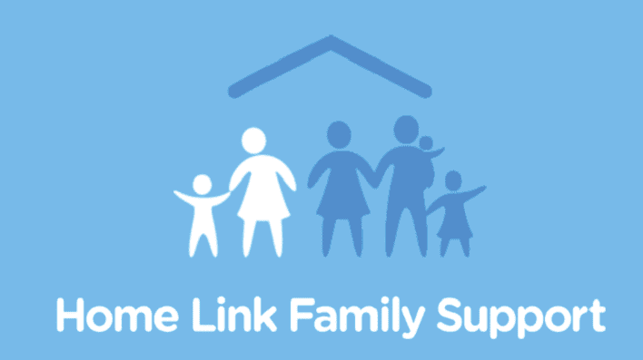 home link family support logo peep group