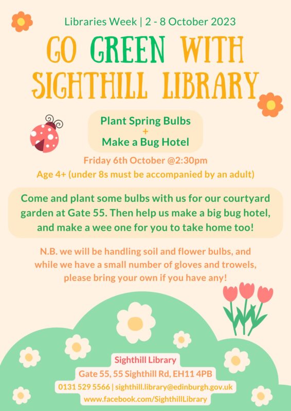 Go Green With Sighthill Library