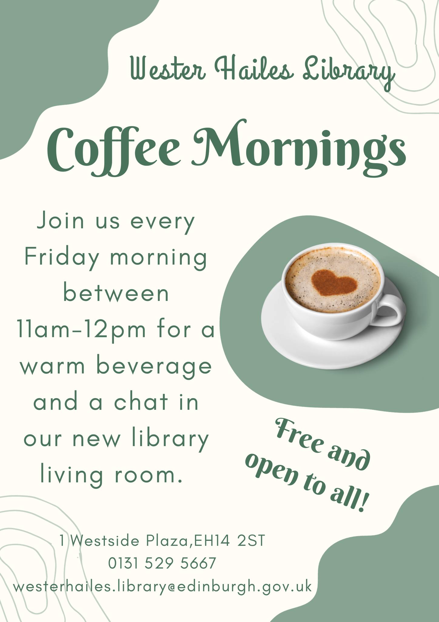 Wester Hailes Library coffee morning