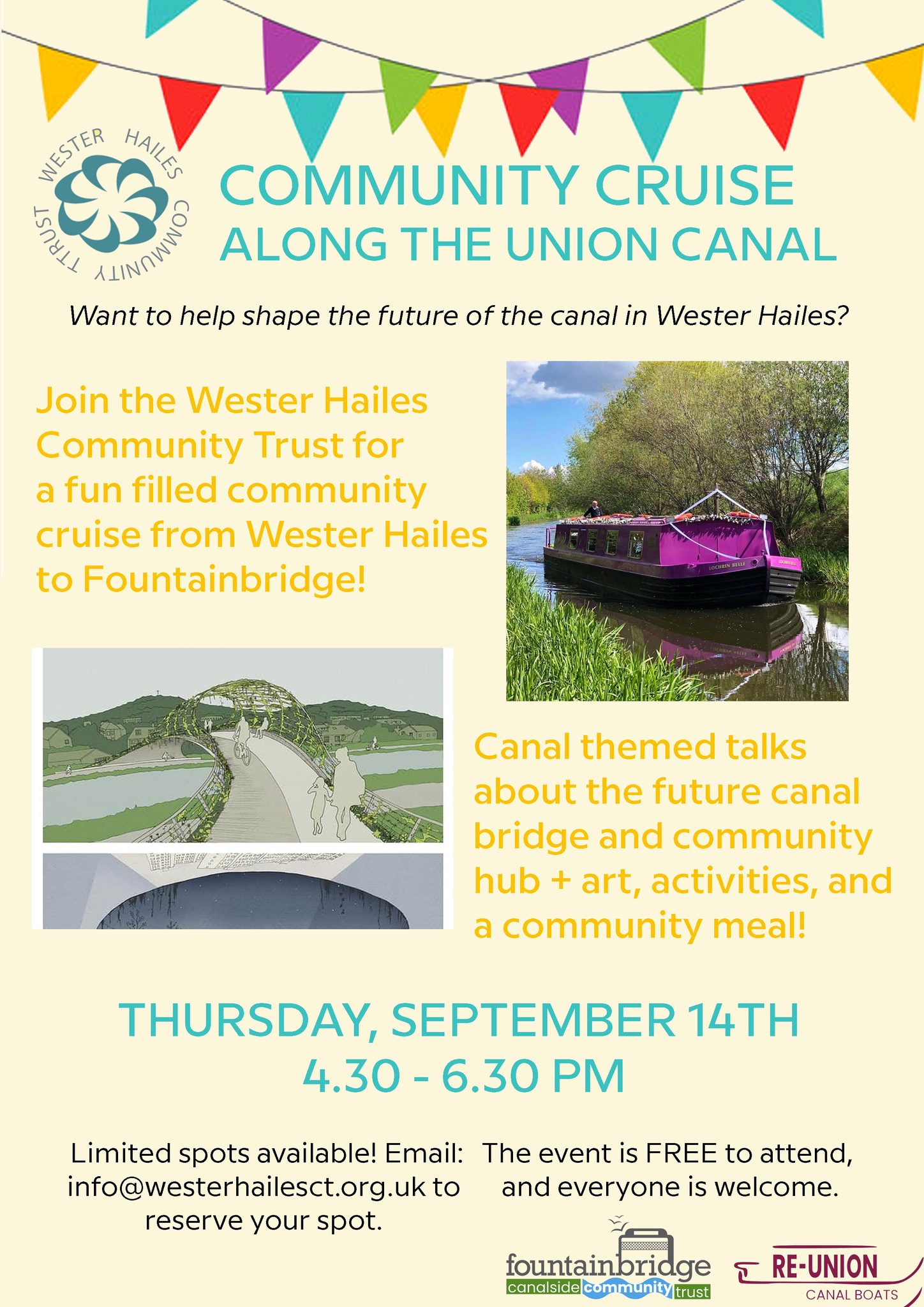 community cruise along the union canal