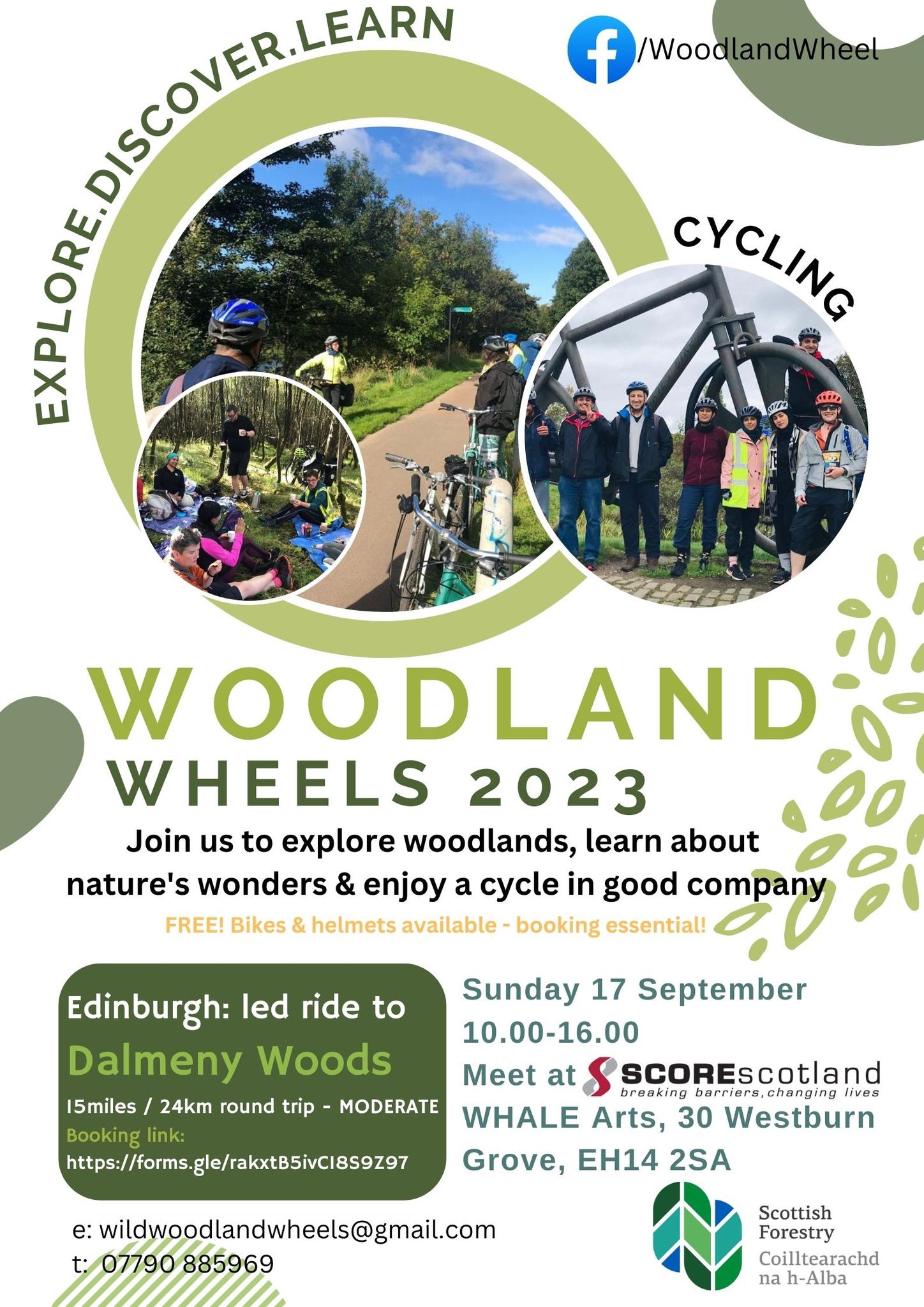 Guided Cycle to Dalmeny woods