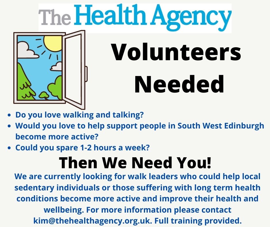 Health Agency Seeking Volunteers