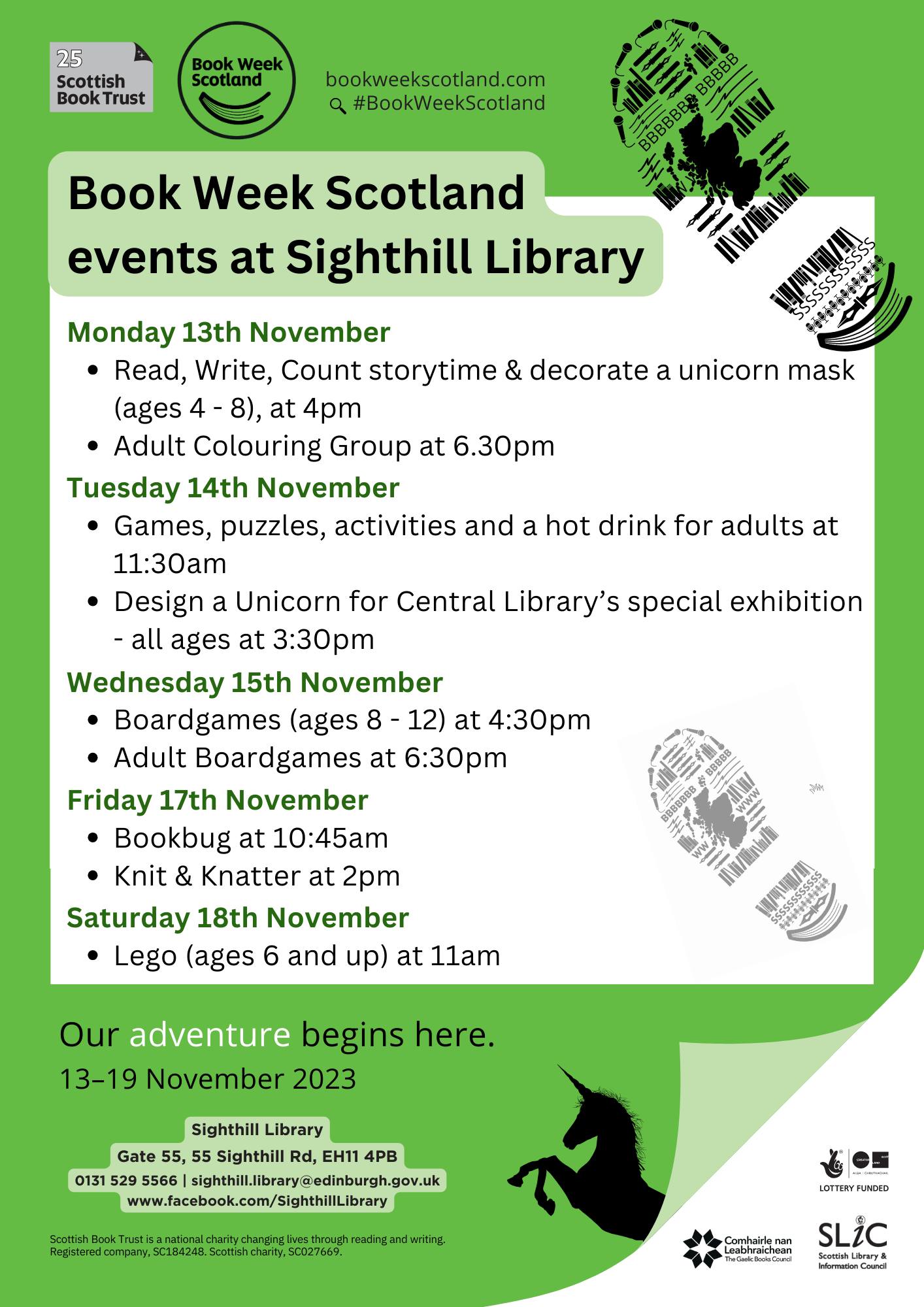 Sighthill Library Book Week Scotland