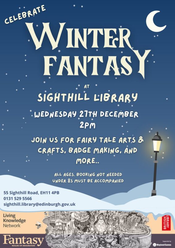 Winter Fantasy at Sighthill Library