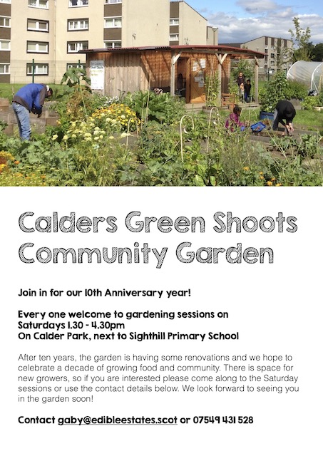 Calders Green Shoots Get involved