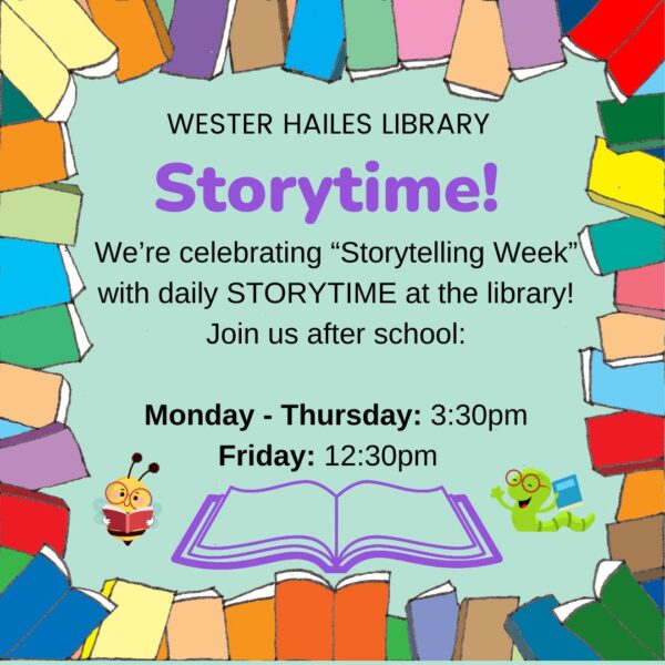 Storytime Wester Hailes library