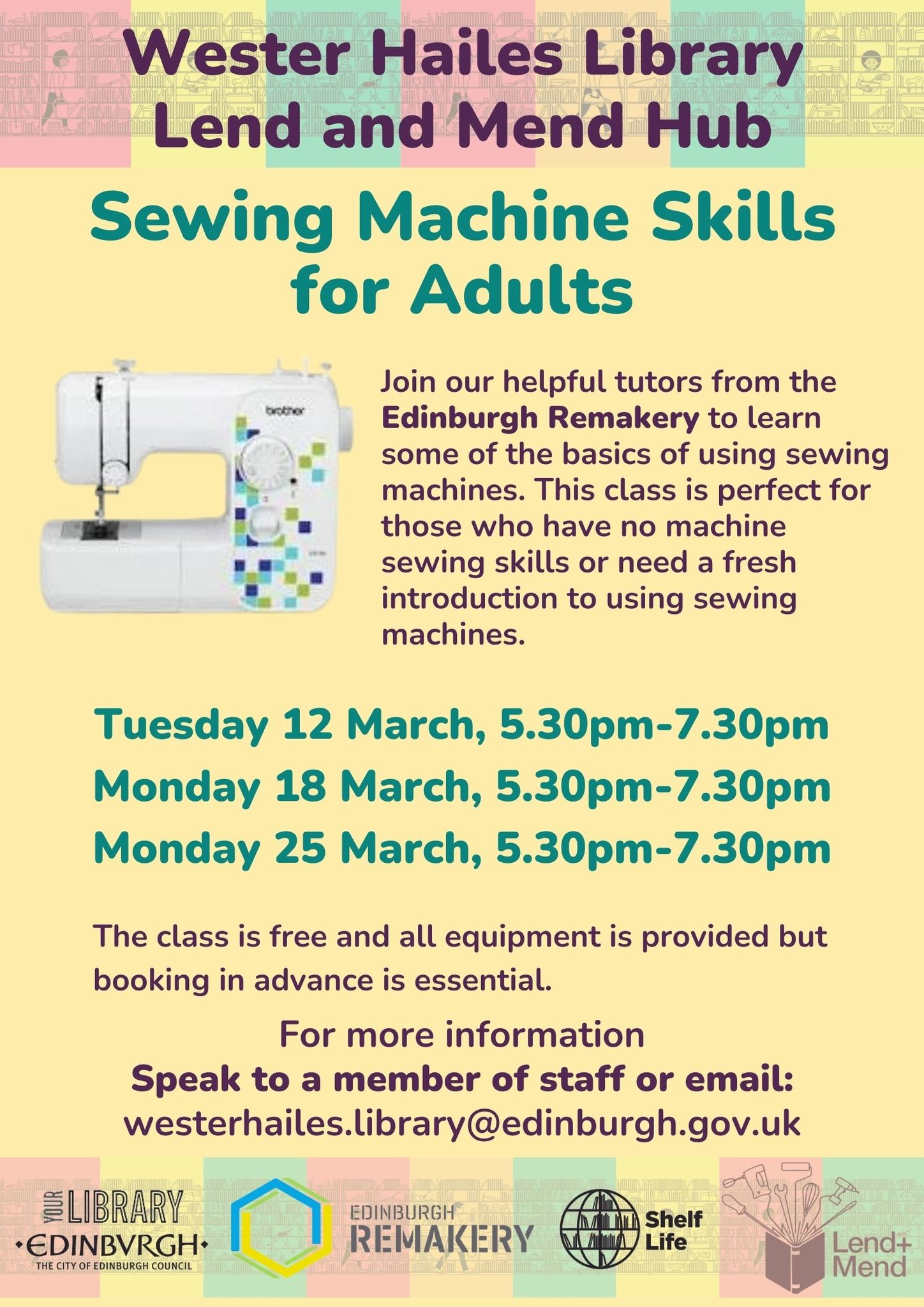Sewing Machine Skills for Adults