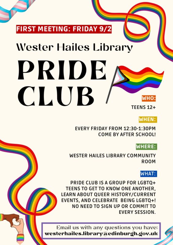 wester hailes library pride club