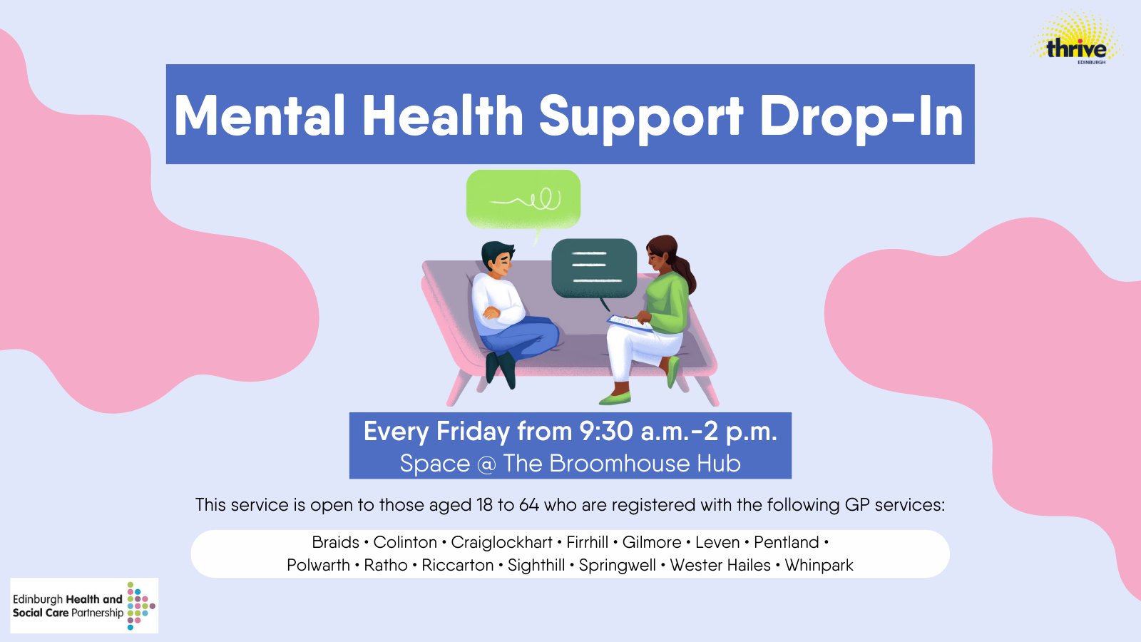 Mental Health Support Drop-in