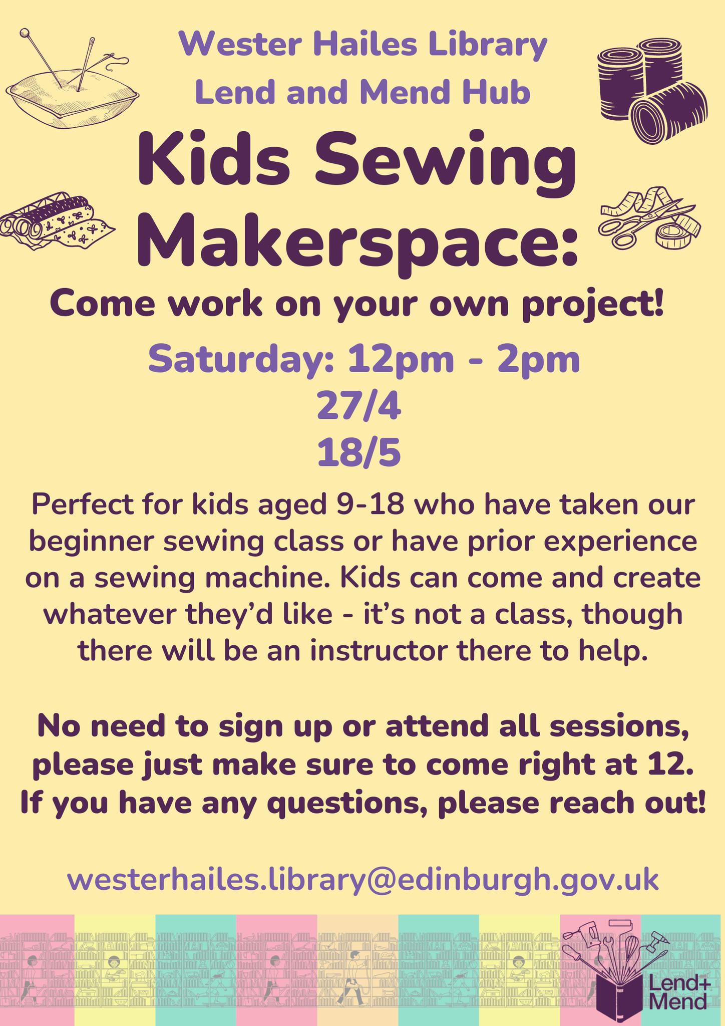 Kids Sewing Makerspace