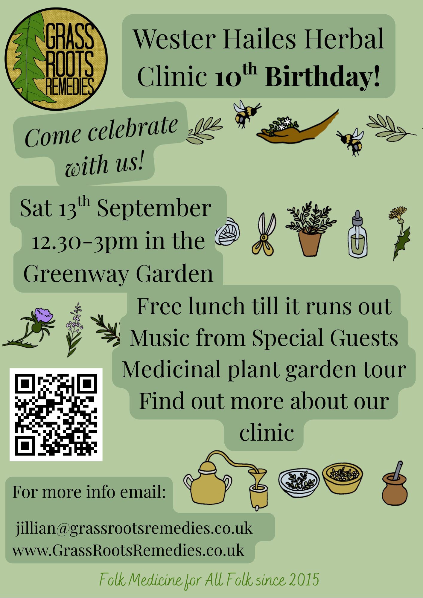 herbal remedy clinic birthday bash