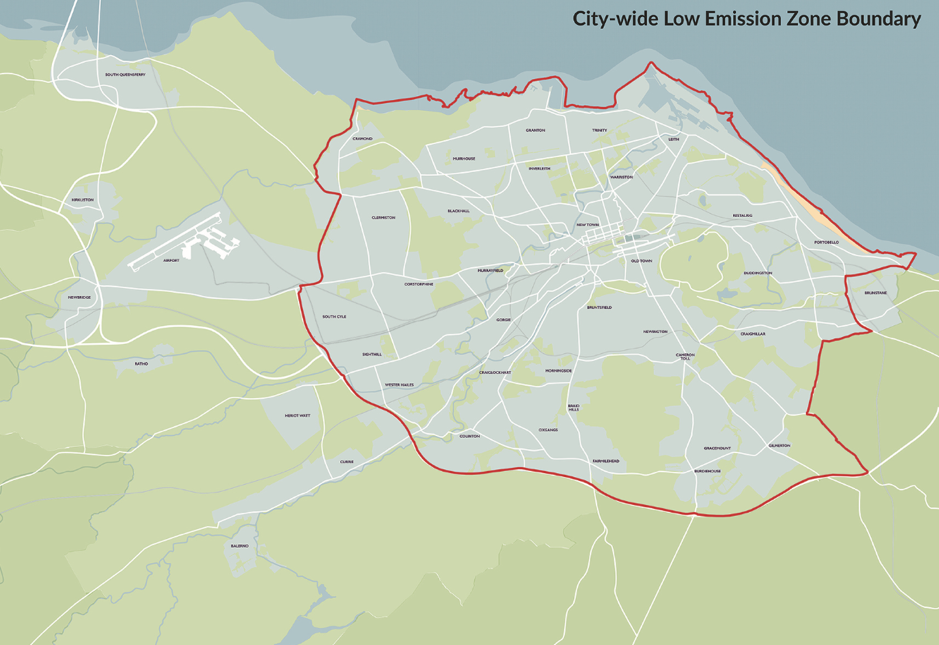 Edinburgh Council Low Emissions Zone Consultation Digital Sentinel
