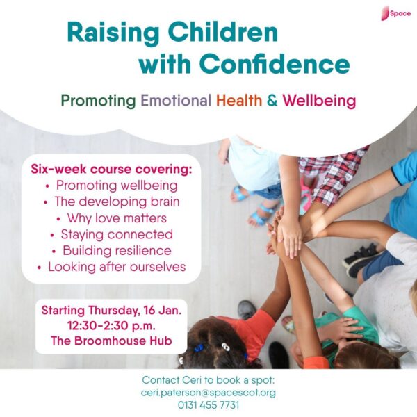 Raising Children with Confidence Space at the broomhouse hub