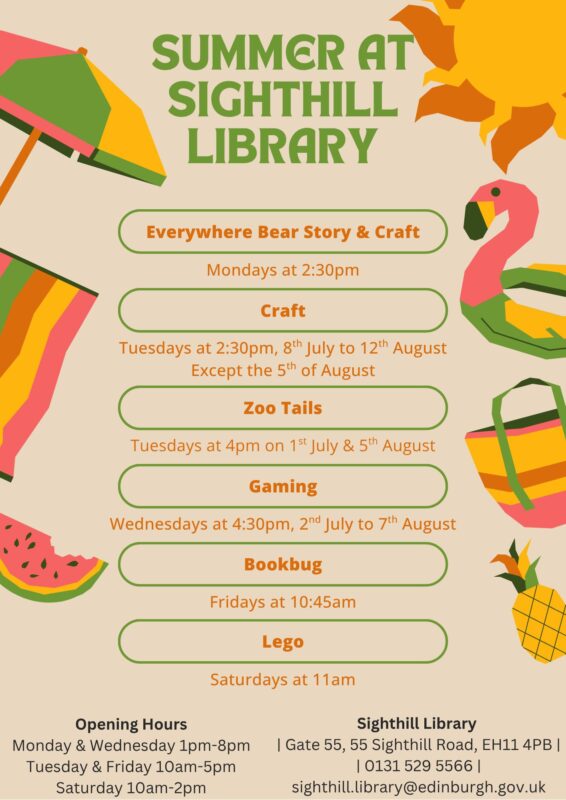 Summer at Sighthill Library