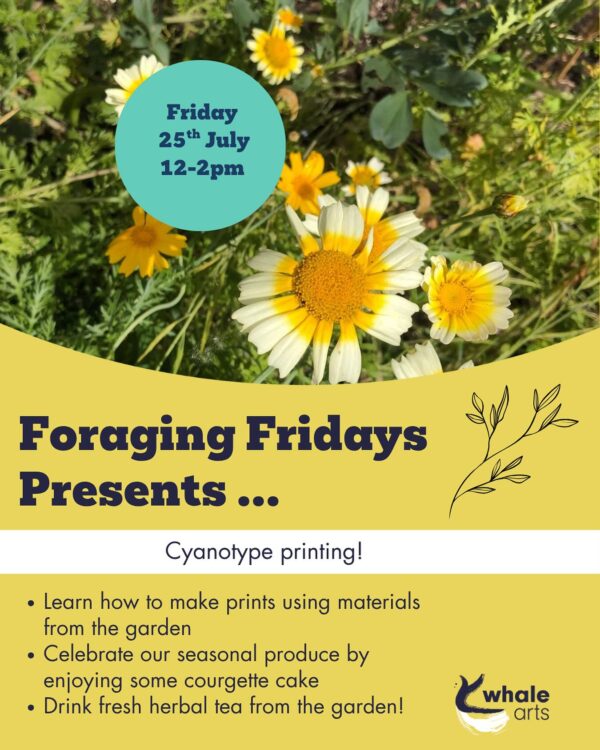 foraging fridays Cyanotype Printing