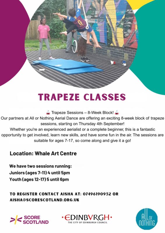 Trapeze Classes at SCOREscotland