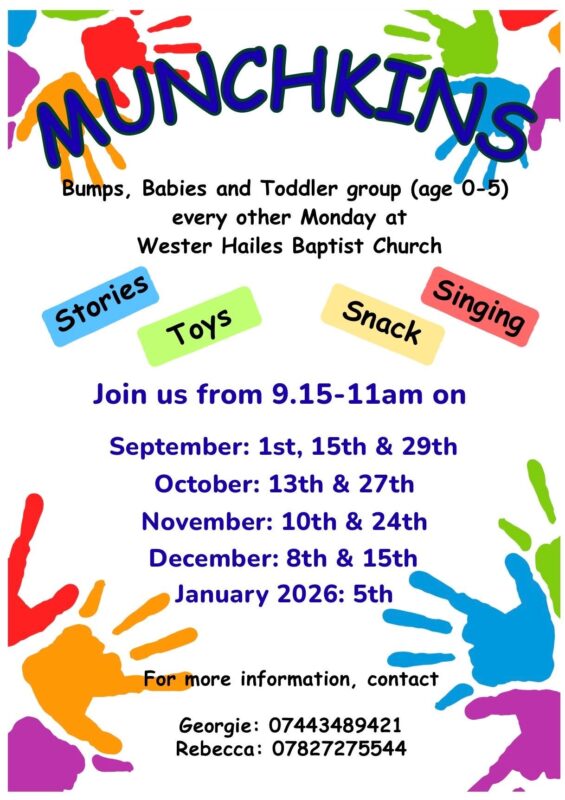 munchkins at wester hailesbaptist church