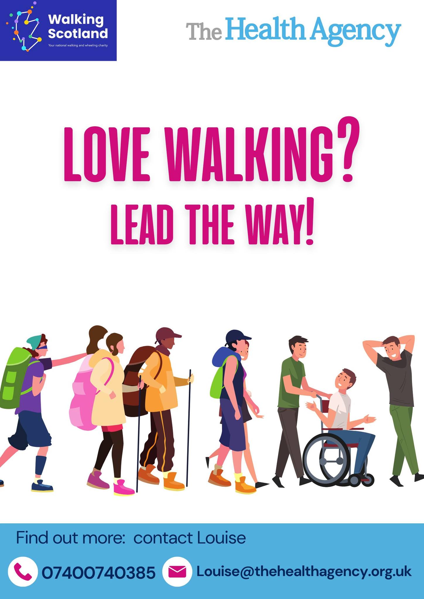 Positive Moves volunteer walk leader