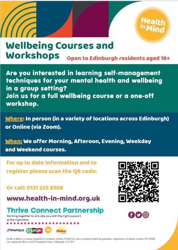 Wellbeing Courses and Workshops
