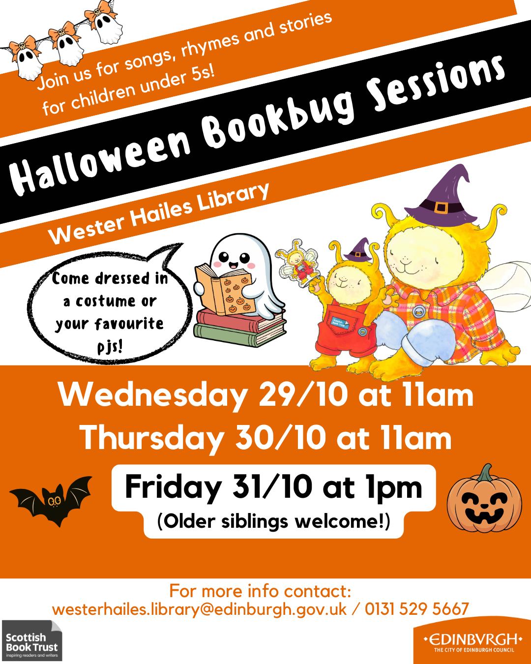 Halloween Bookbug at Wester Hailes library