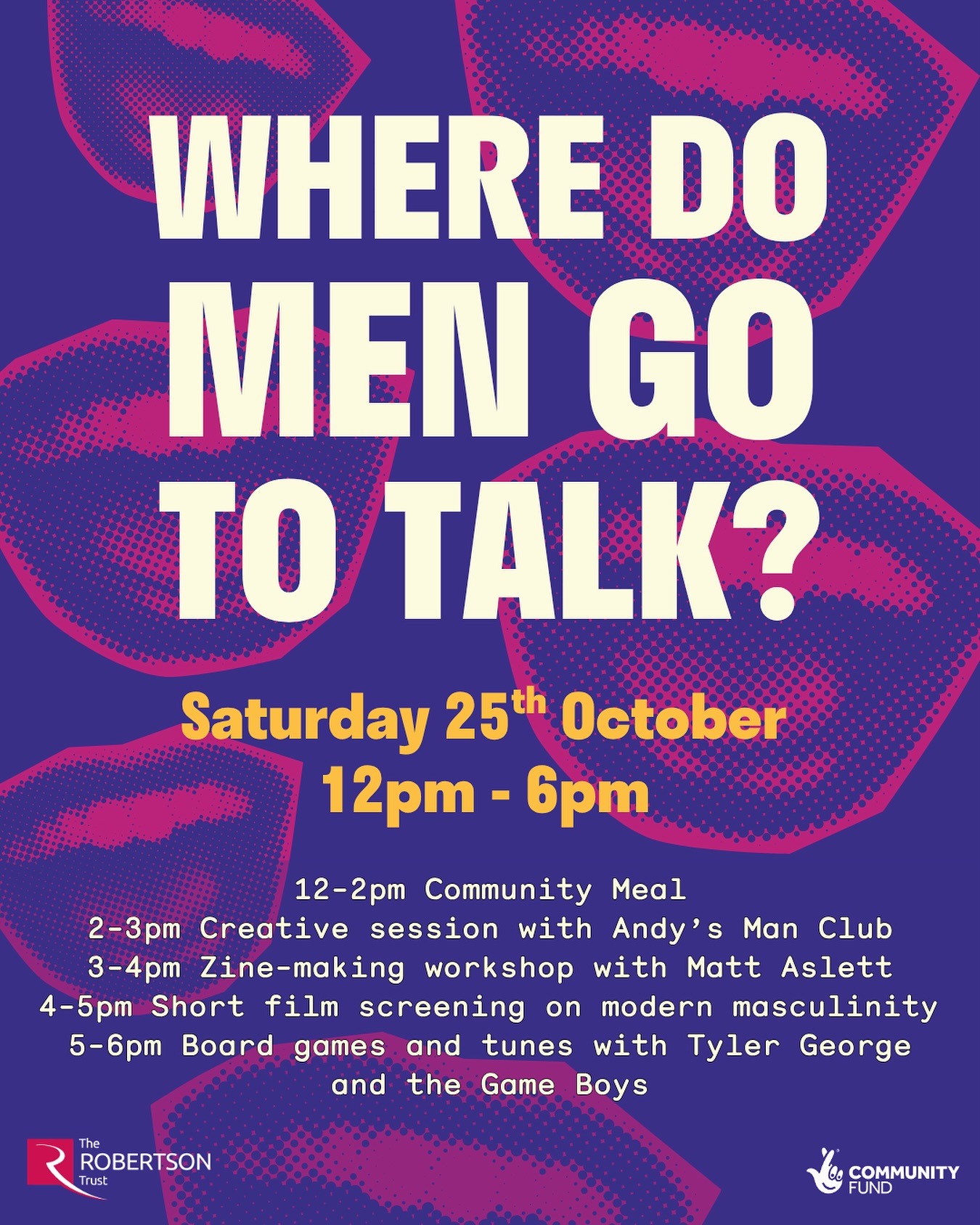 Where do men go to talk