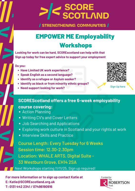 scorescotland empower me employability workshop