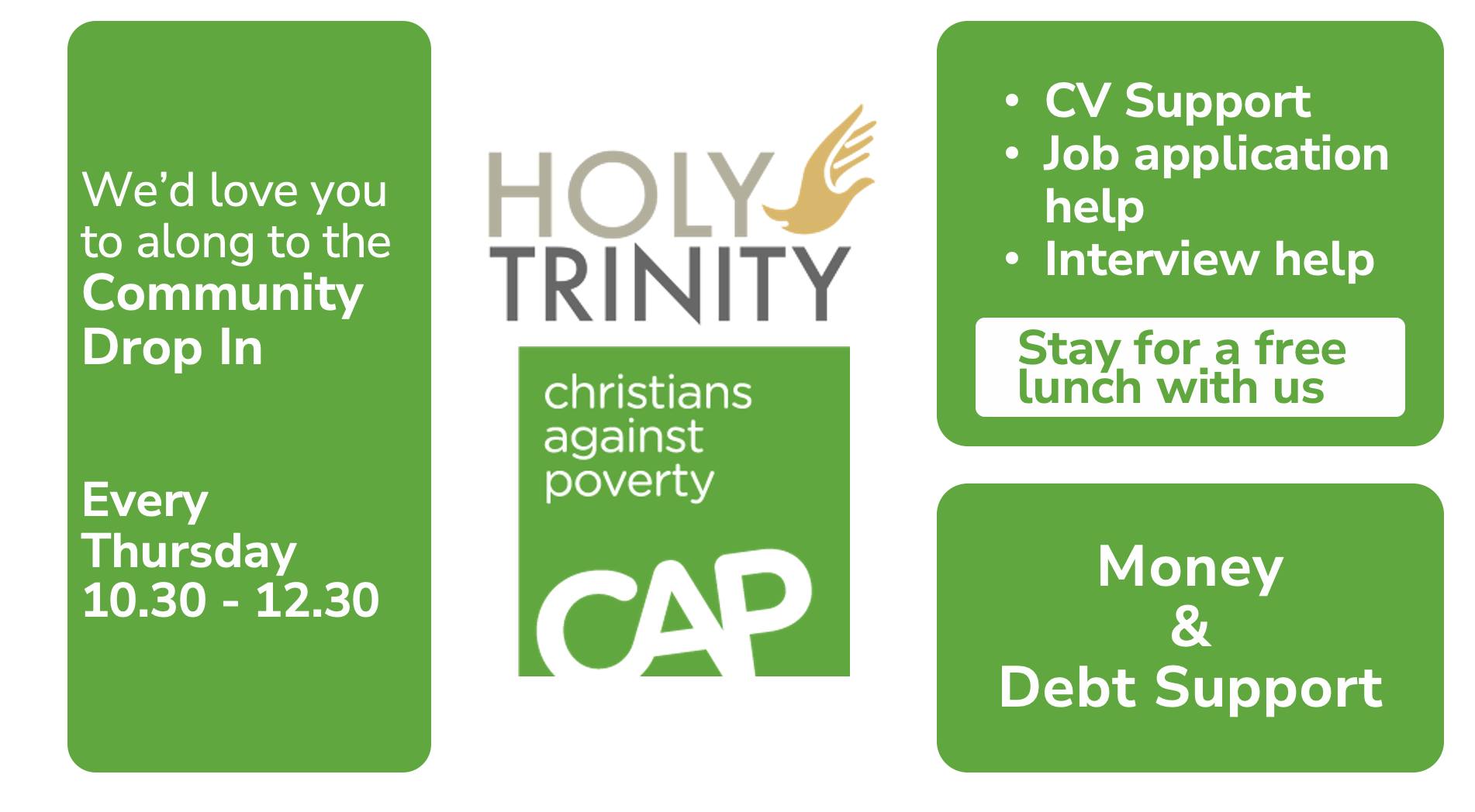 CAP Christians Against Poverty Community Drop in