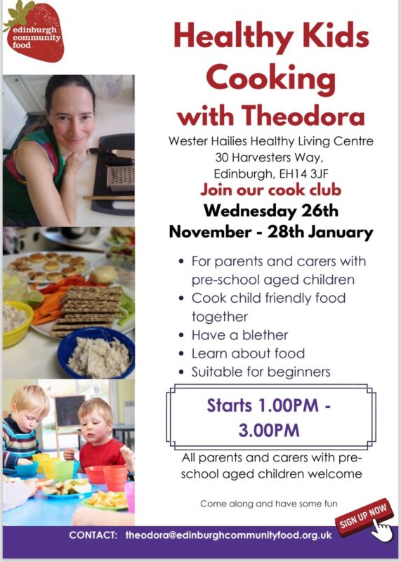 Edinburgh Community Food Healthy Kids Cooking