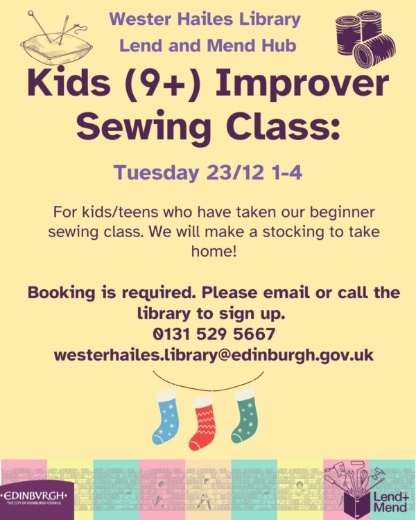 Kids Improver Sewing Class