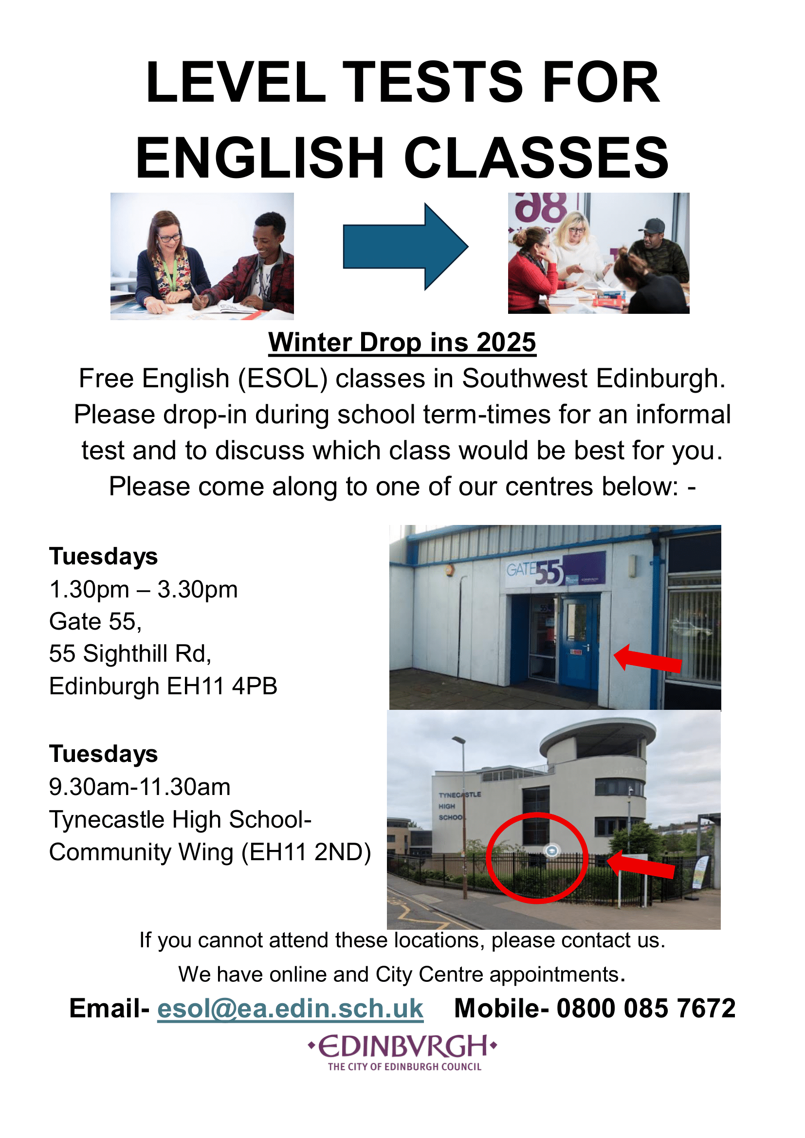South West ESOL Classes
