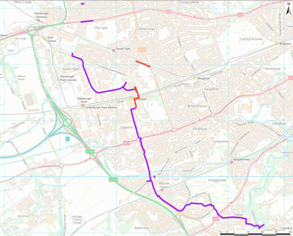 West Edinburgh Link Map