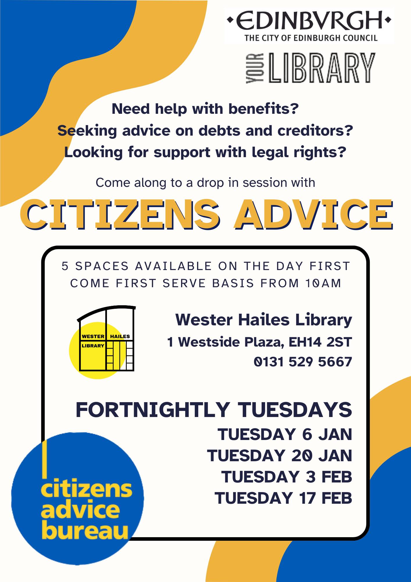 citizens advice sessions