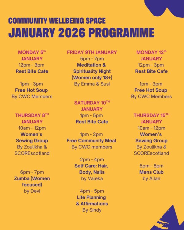 Community Wellbeing Collective January 2026 Programme 3