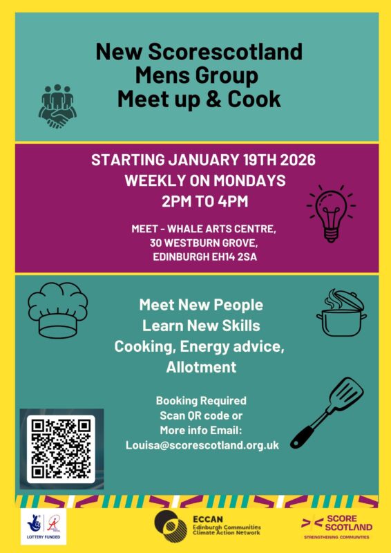 SCOREscotland mens group meet up and cook