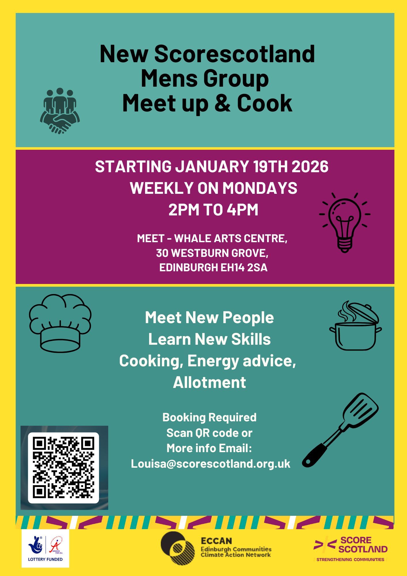 SCOREscotland mens group meet up and cook